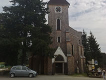 Une église néo-gothique de St. Štěpán (St. Etienne)