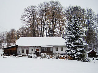 Le chalet en hiver